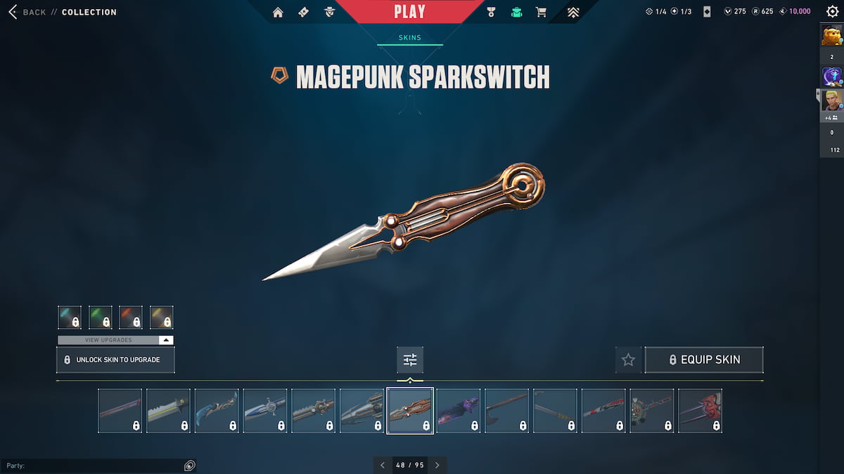 Magepunk-Sparkswitch-Valorant-Knife-скин